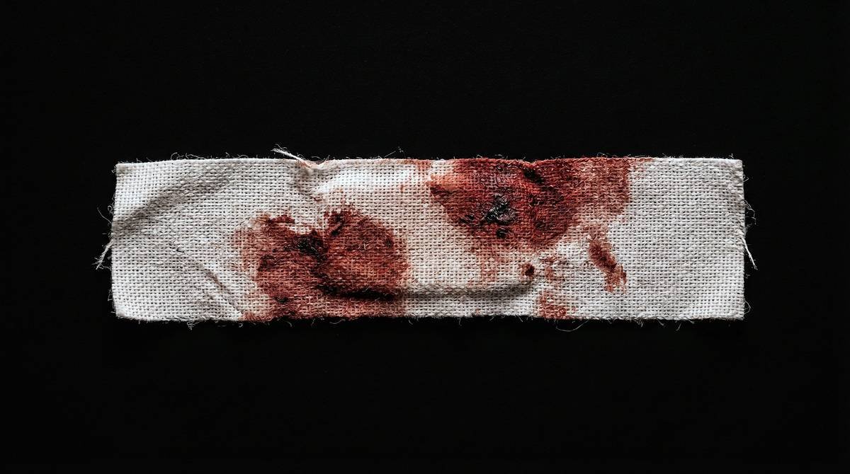 Applying gelatin mixture to create realistic SFX makeup for wounds on forearm